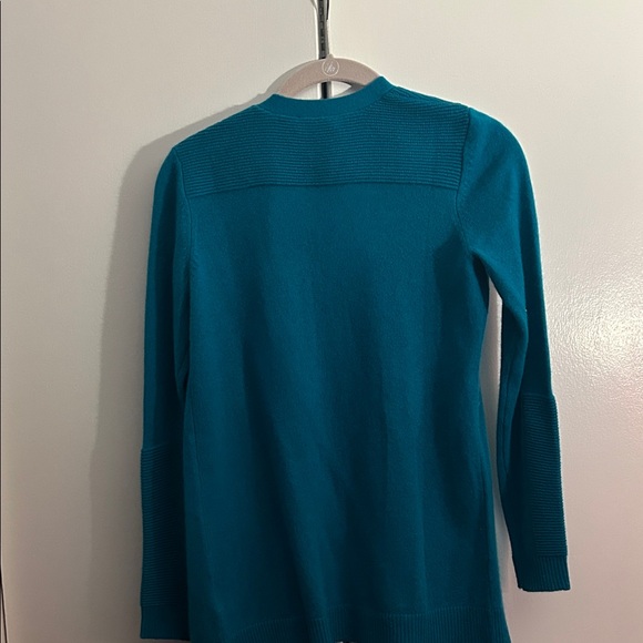 Charter Club Women's Teal Open Front Cardigan - Picture 6 of 7